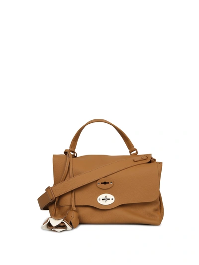 Shop Zanellato Bag Postina Pura Petalo S In Brown