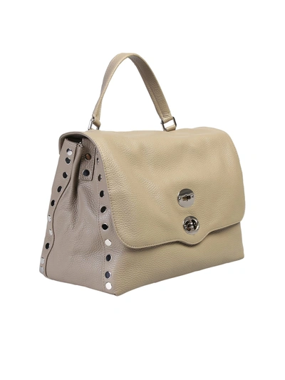 Shop Zanellato Leather Postina M Daily Bag In Brown