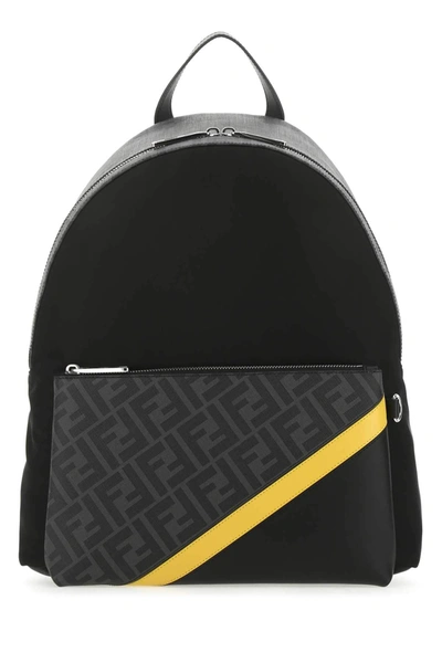 Shop Fendi Ff Motif Large Backpack In F17bj