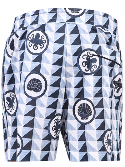 Shop Dolce & Gabbana Nylon Swim Shorts In Blue