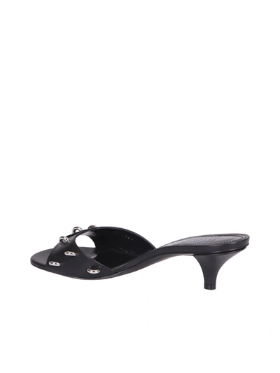 Shop Givenchy Studded Sandals In Black