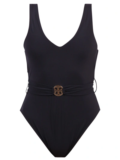 Shop Tory Burch Miller One Piece Swimsuit In Black