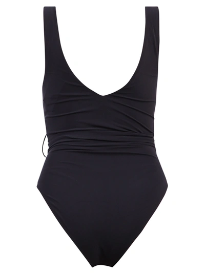 Shop Tory Burch Miller One Piece Swimsuit In Black