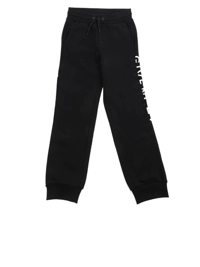 Shop Givenchy Embroidery And Logo Print Jogger In Black