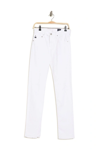 Shop Ag Tellis Modern Slim Jeans In Rged White
