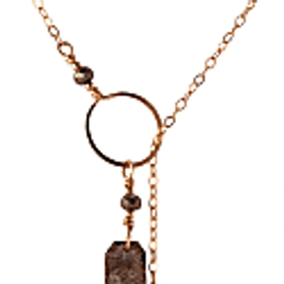 Deux Mains Macilia 18k Gold Long Lariat