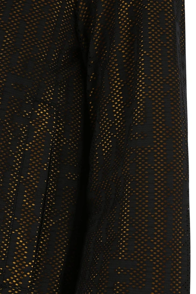 Shop Fendi Black Polyester Reversible Jacket  Black  Uomo 48