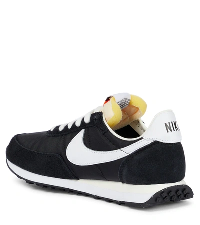 Nike Kids' Waffle Trainer 2 Suede-trimmed Trainers In Black/white | ModeSens
