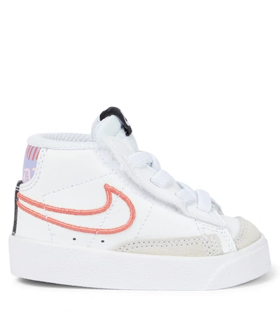 Shop Nike Baby Blazer '77 Leather Sneakers In White