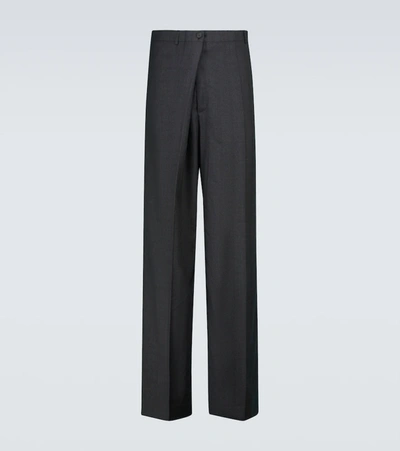 Balenciaga Rental Straight-leg Pants In Grey | ModeSens