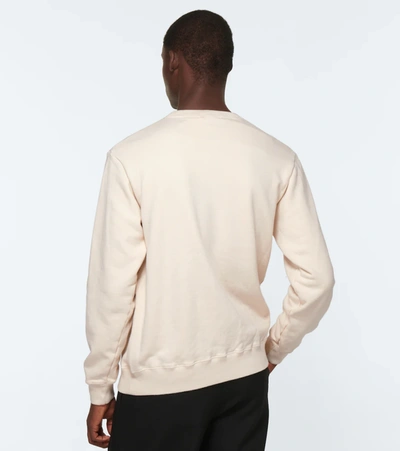 Shop Undercover Cotton Crewneck Sweater In White