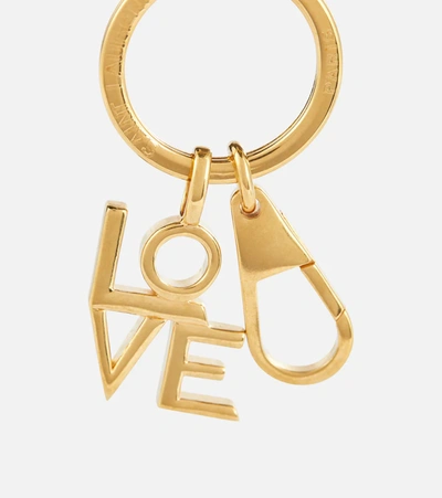 keyring   Keychain, Gold logo, Saint laurent