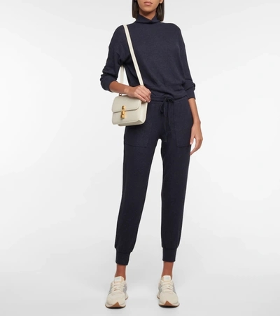 Velvet Judy High-rise Sweatpants In Blue
