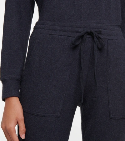 Shop Velvet Judy High-rise Sweatpants In Blue