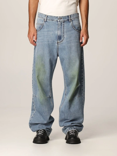 Shop Msgm Jeans Jeans Men  In Denim