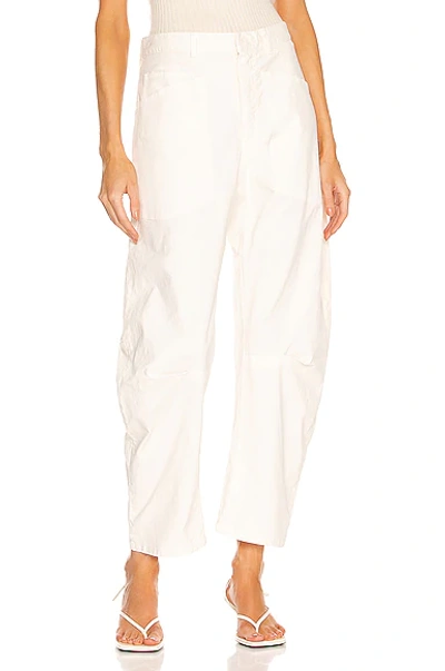 Shop Nili Lotan Shon Pant In Eggshell