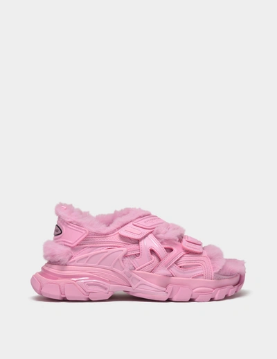 Shop Balenciaga Strap Sandals In Pink