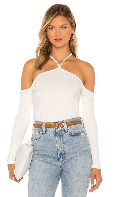 Shop 1.state Off The Shoulder Cross Front Top In White