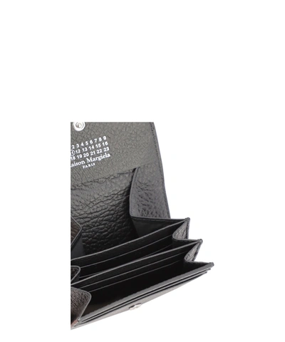 Shop Maison Margiela "bi-fold" Wallet In Black  