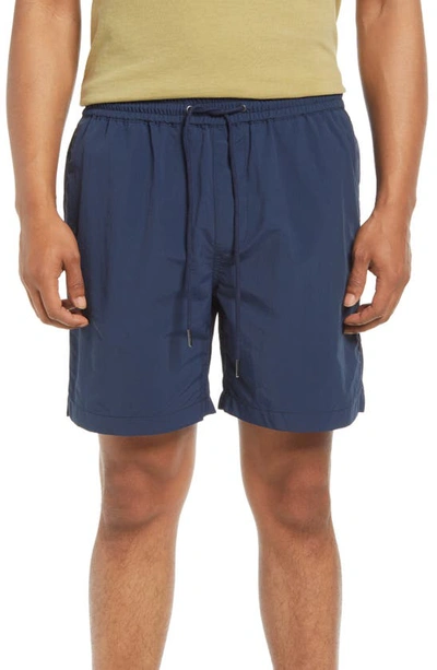 Shop Madewell Everywear Shorts In Twilight