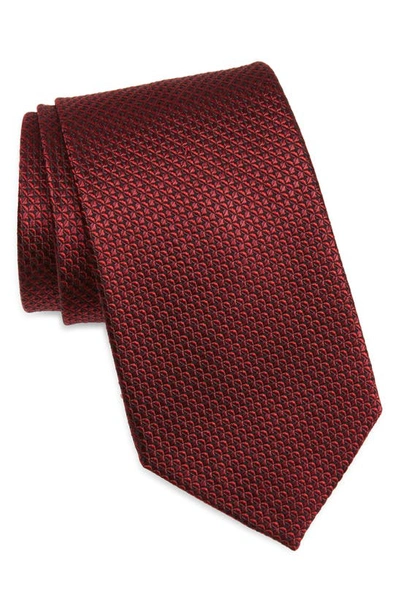 Shop Nordstrom Solid Silk Tie In Wine