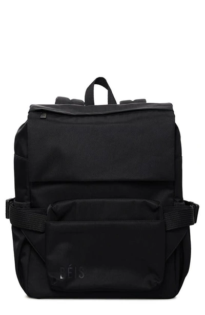 Shop Beis The Dad Insulated Diaper Backpack In Black