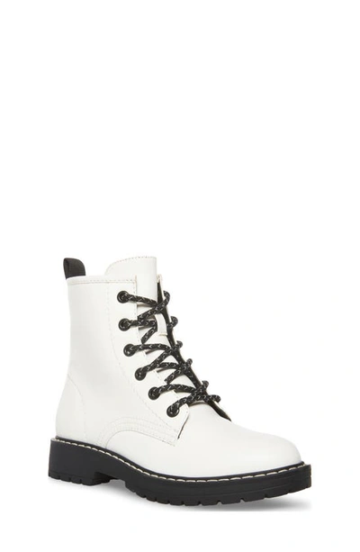 Steve Kid's Glitter Lace-up In White | ModeSens