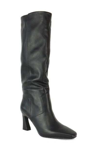 Shop Caverley Candy Knee High Boot In Black Leather
