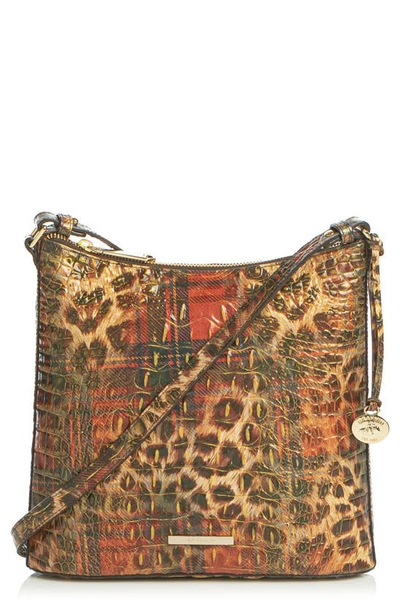 Brahmin Katie Croc Embossed Leather Crossbody Bag In Tartan Animal ModeSens