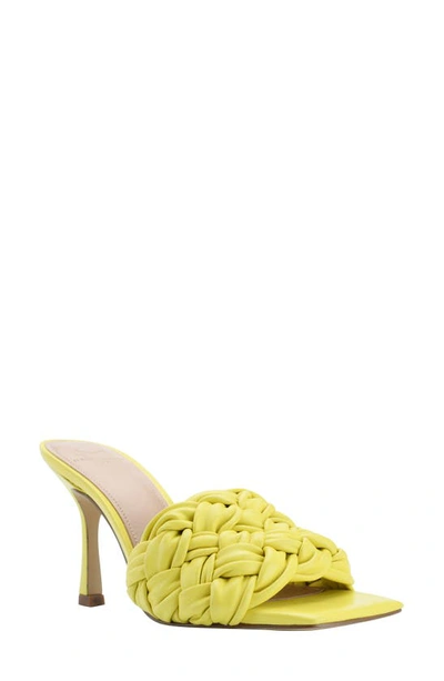 Shop Marc Fisher Ltd Draya Braided Sandal In Yellow
