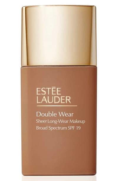 Shop Estée Lauder Double Wear Sheer Long-wear Foundation Spf 19, 1 oz In 5n2 Amber Honey