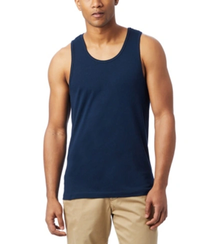 Shop Alternative Apparel Men's Big And Tall Go-to Tank Top In Midnight Navy