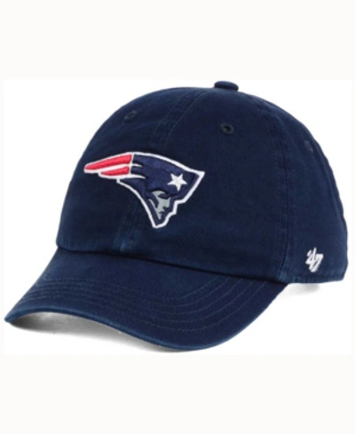 Shop 47 Brand Kids' New England Patriots Clean Up Cap In Navy