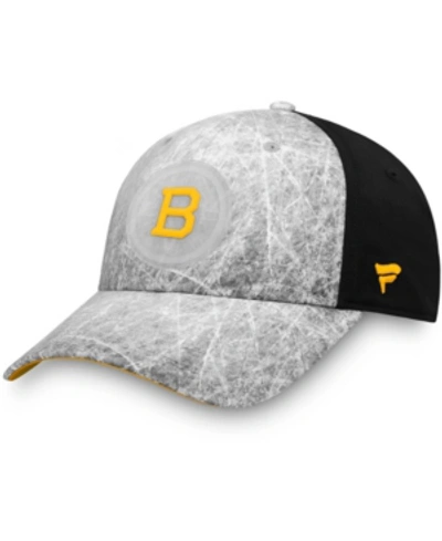 Shop Fanatics Branded Men's Gray Boston Bruins Ice Field Flex Hat