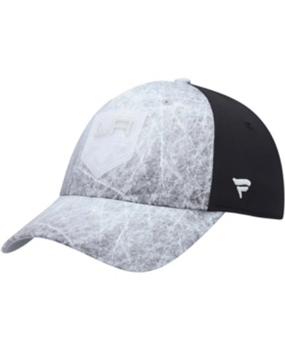 Shop Fanatics Branded Men's Gray Los Angeles Kings Ice Field Flex Hat