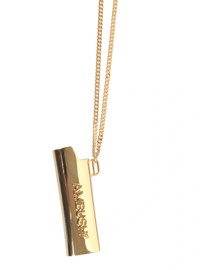 Shop Ambush Large Lighter Holder Necklace In Gold