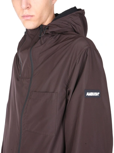 Ambush Slim Fit Jacket In Brown