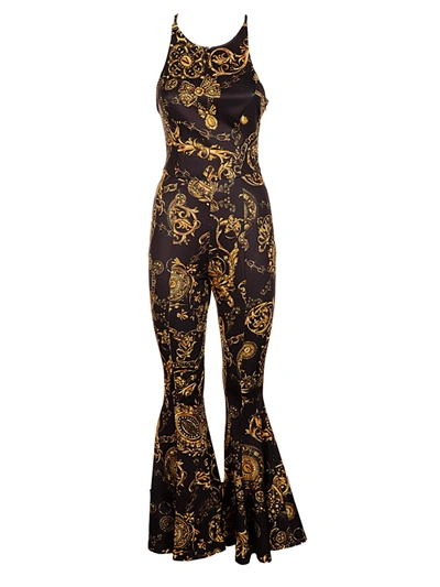 Shop Versace Jeans Couture Jumpsuit Print Baroque In G89