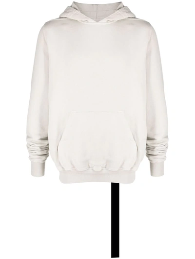 Shop Rick Owens Drkshdw Granbury Organic Cotton Hoodie In Neutrals