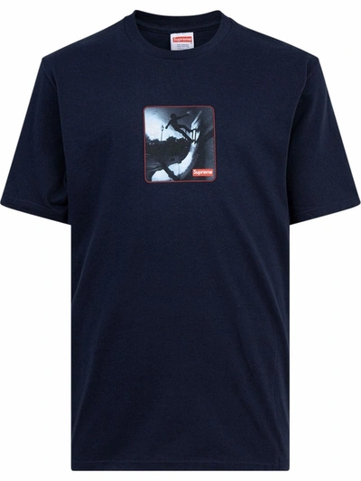 Supreme Shadow Short-sleeve T-shirt In Blue