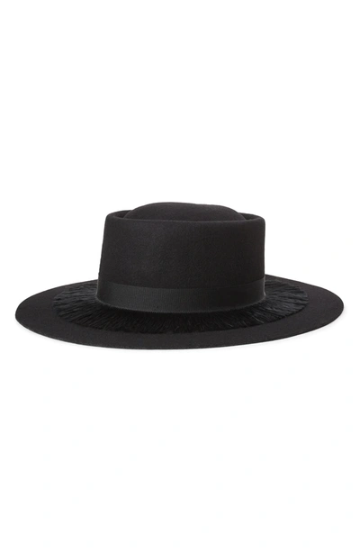 Shop Brixton Phoenix Wool Hat In Black