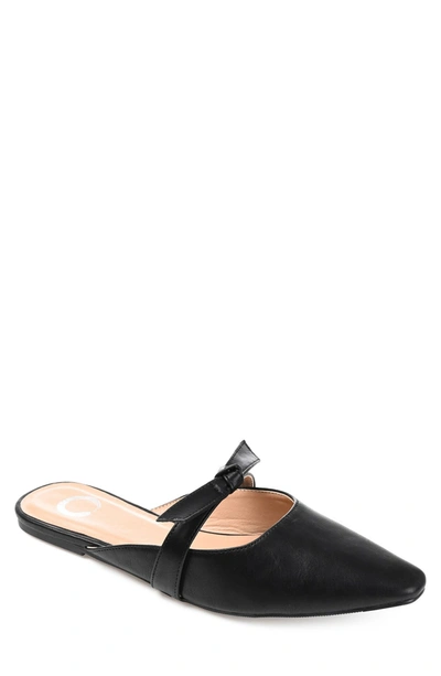 Shop Journee Collection Missie Bow Mule In Black