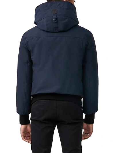 Mackage Black Down Dixon 2-in-1 Bomber Jacket In Black