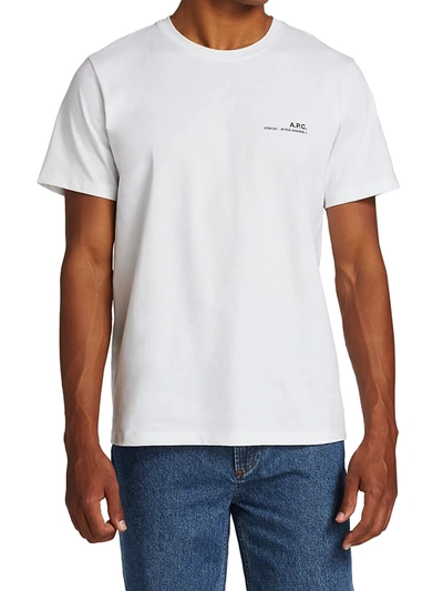 Shop Apc Item T-shirt In Heatrd Gre