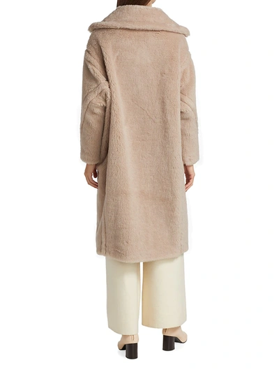 Shop Max Mara Women's Teddy Bear Icon Tedgirl Coat In Beige