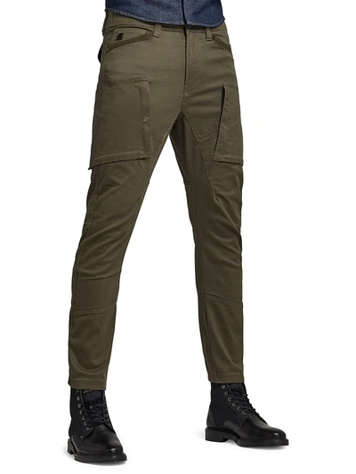 Shop G-star Raw Men's 3d Zip Pocket Skinny Cargo Jeans In Combat