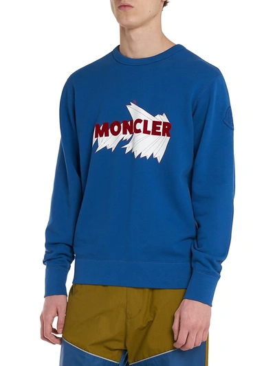Shop Moncler 2  1952 Crewneck Sweatshirt In Blue