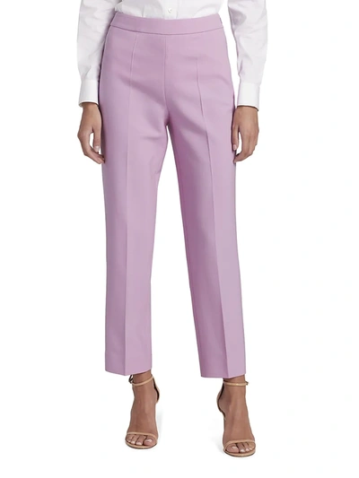 Shop Oscar De La Renta Women's Straight Leg Pant In Pink