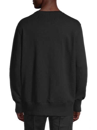 Shop Givenchy Men's Mmw Crest Classic Sweatshirt In Black