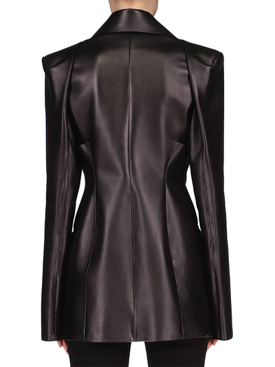 Shop Givenchy Women's Tailored Leather Jacket In Black
